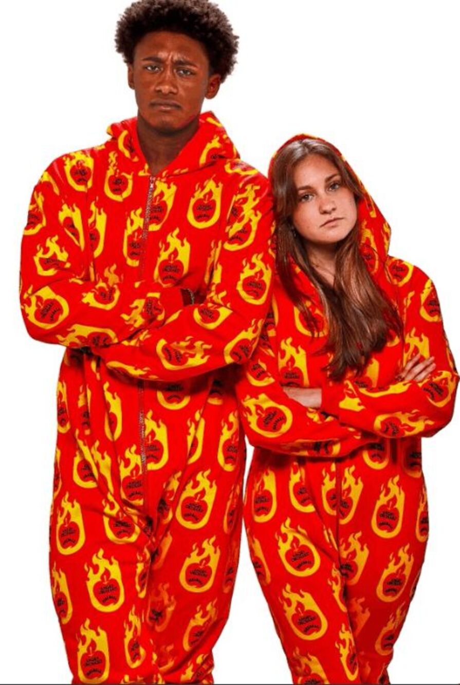 Fireball NEW size men’s M/L one piece union suit Halloween costume